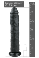 XL Dildo mit Saugnapf - Ø 5,4cm | 28,5cm
