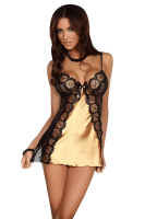 Luxus Negligee in Gold