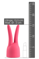 My Magic Wand Massagestab Rabbit-Aufsatz pink