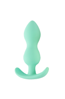 Mini Butt Plug grün - L: 8,2cm Ø: max. 2,8 cm