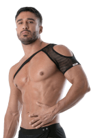 Schulter Harness mit Netz schwarz
