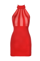 Rotes Neckholder Kleid