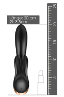 Satisfyer Double Flex Vibrator - Ø 3,5cm | 20cm - Appsteuerung