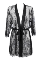 zarter Kimono schwarz