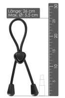 Silikon-Penisschlaufe mit Schieberegler - 26cm