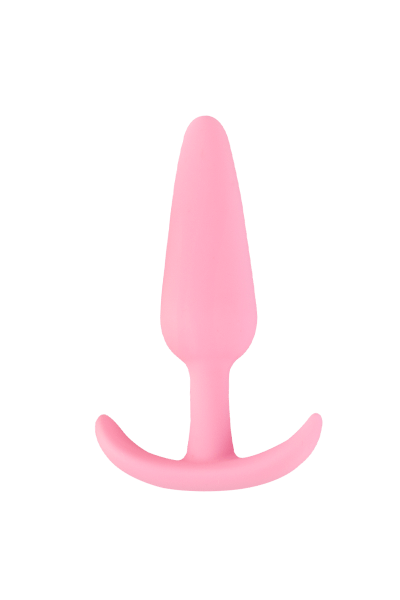 Mini Butt Plug rosa - L: 8,4cm Ø: max. 2,1 cm