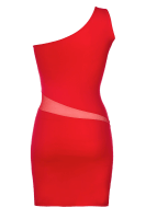 Rotes One-Shoulder Kleid