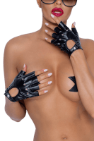Wetlook Handschuhe schwarz fingerlos