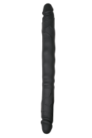 XL Doppeldildo schwarz - Ø 3,8cm | 40cm